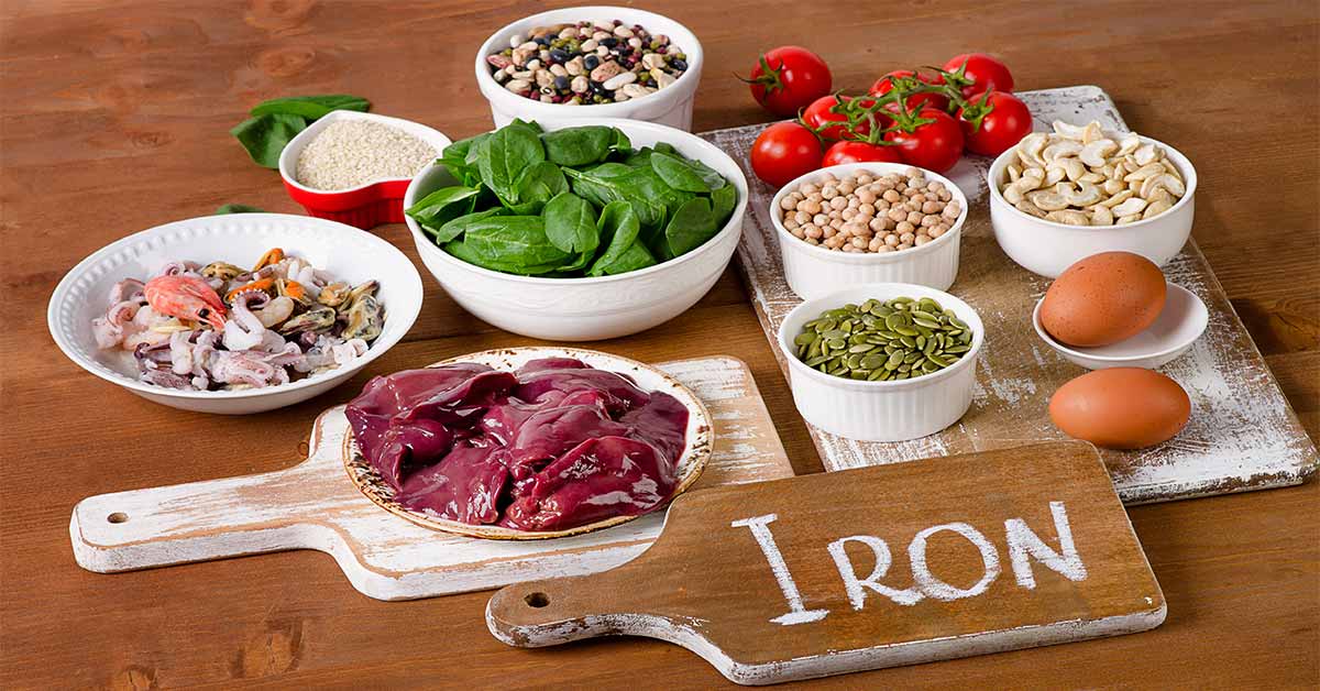 Eat iron rich foods