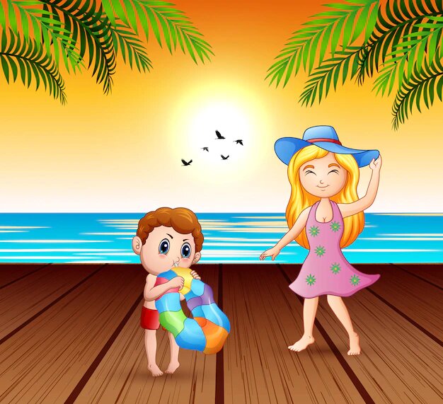 A day at the beach