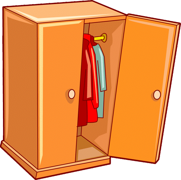 In the closet