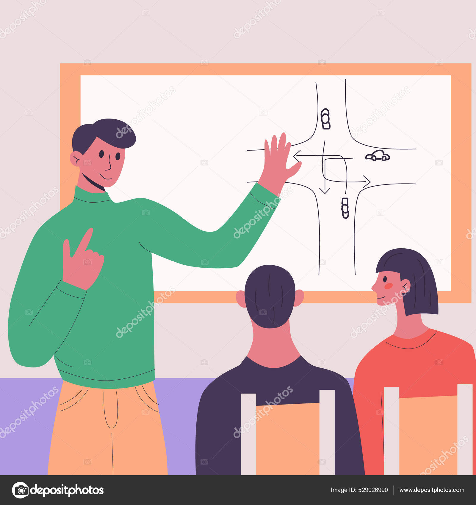 Talking to the Traffic School Instructor