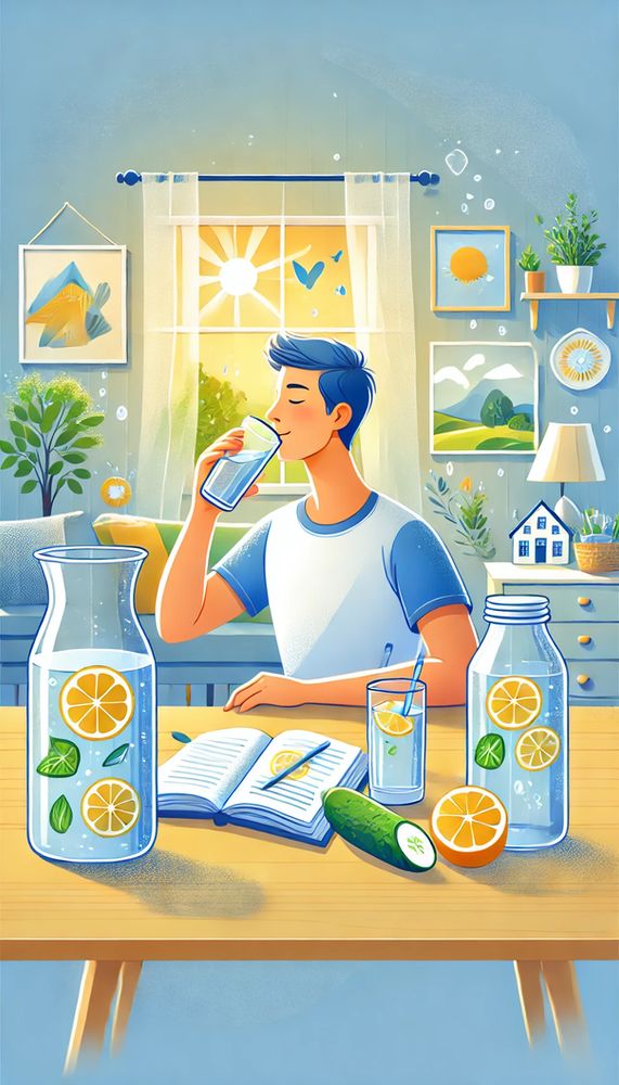 Drink water, coffee, or tea