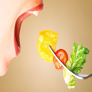 Chewing slowly