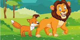 सिंह, लांडगा आणि कोल्हा