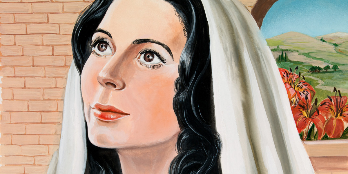 एक स्वर्गदूत मरियम से मिलने आया