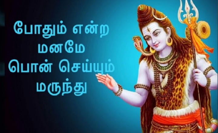 போதும் என்ற மனமே பொன் செய்யும் மருந்து