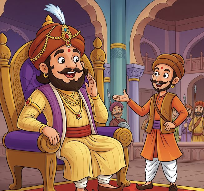 బీర్బల్ తెలివితేటలకు ముగ్దుడైన అక్బర్
