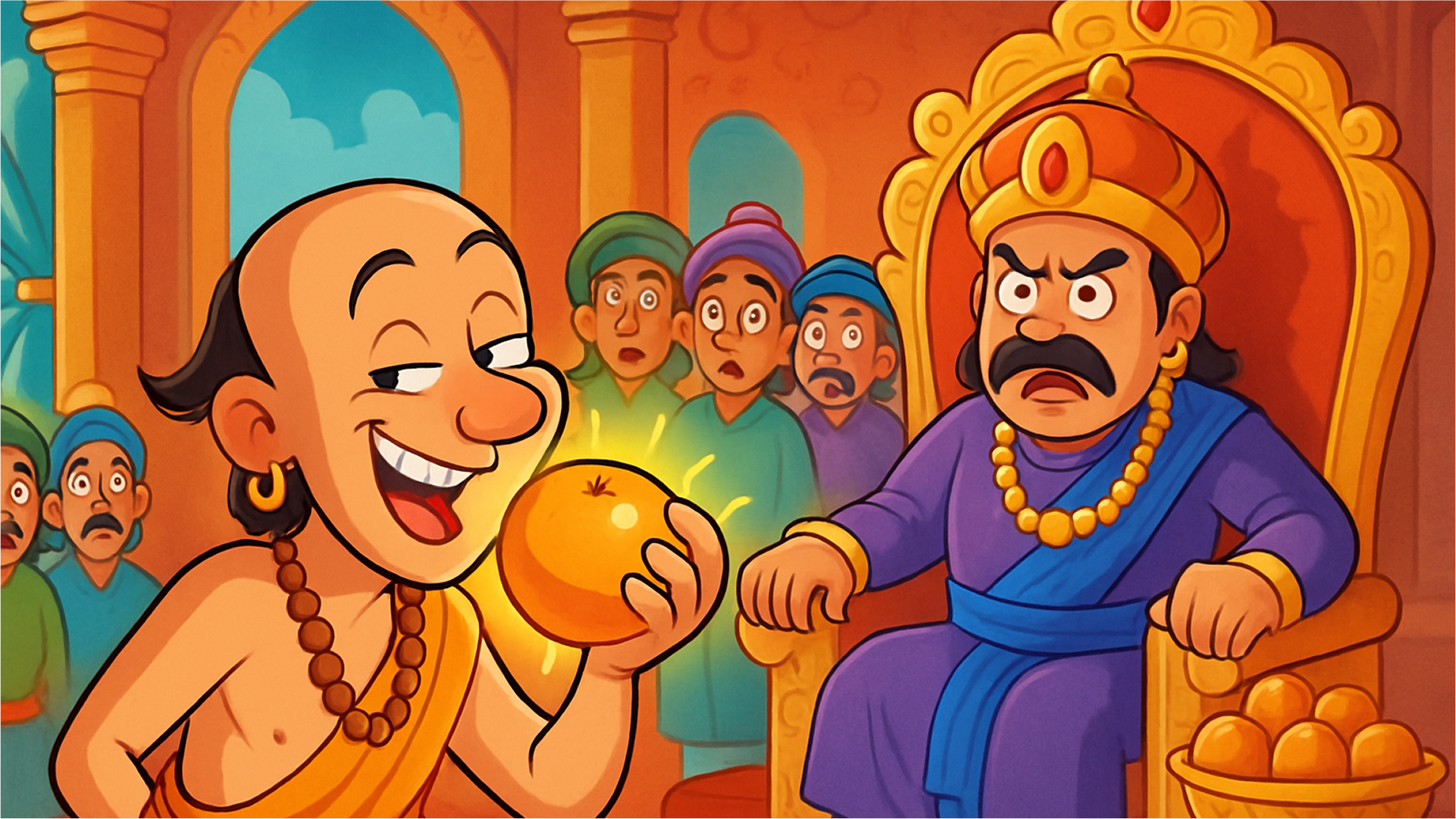 తెనాలి రామలింగడు... నారింజపండ్లు!