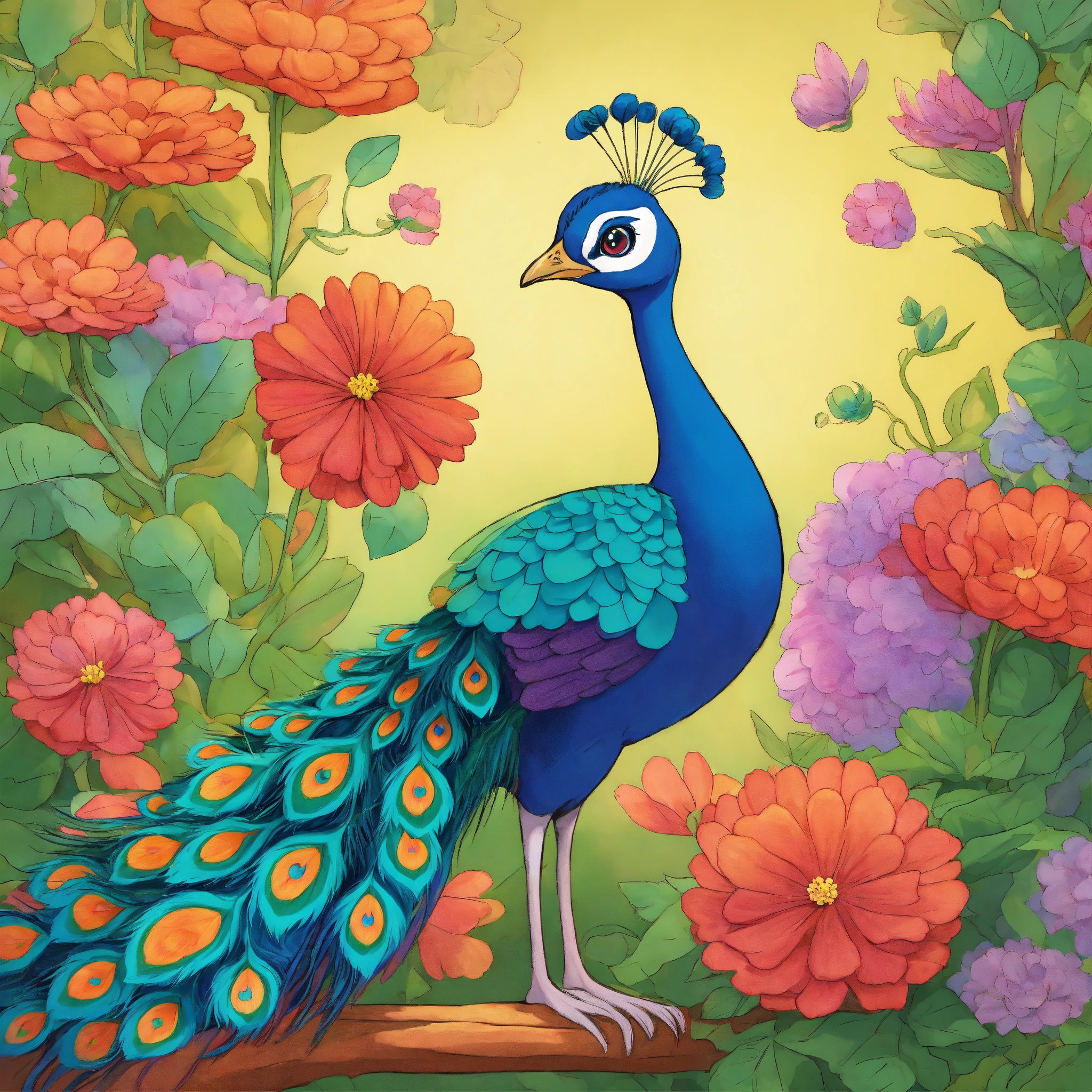 The Sad Peacock