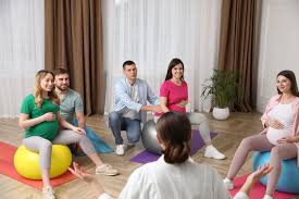 Enrolling to a childbirth class