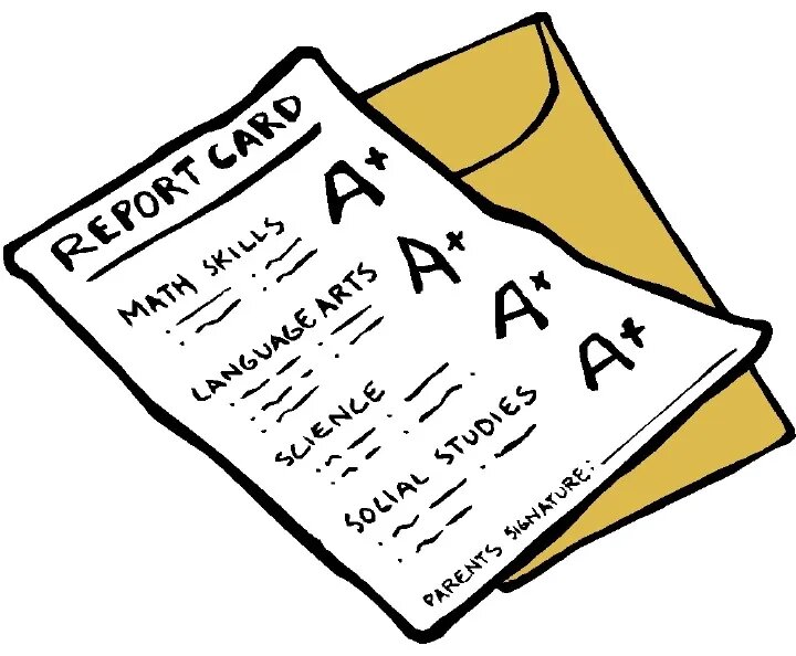 The fake report card