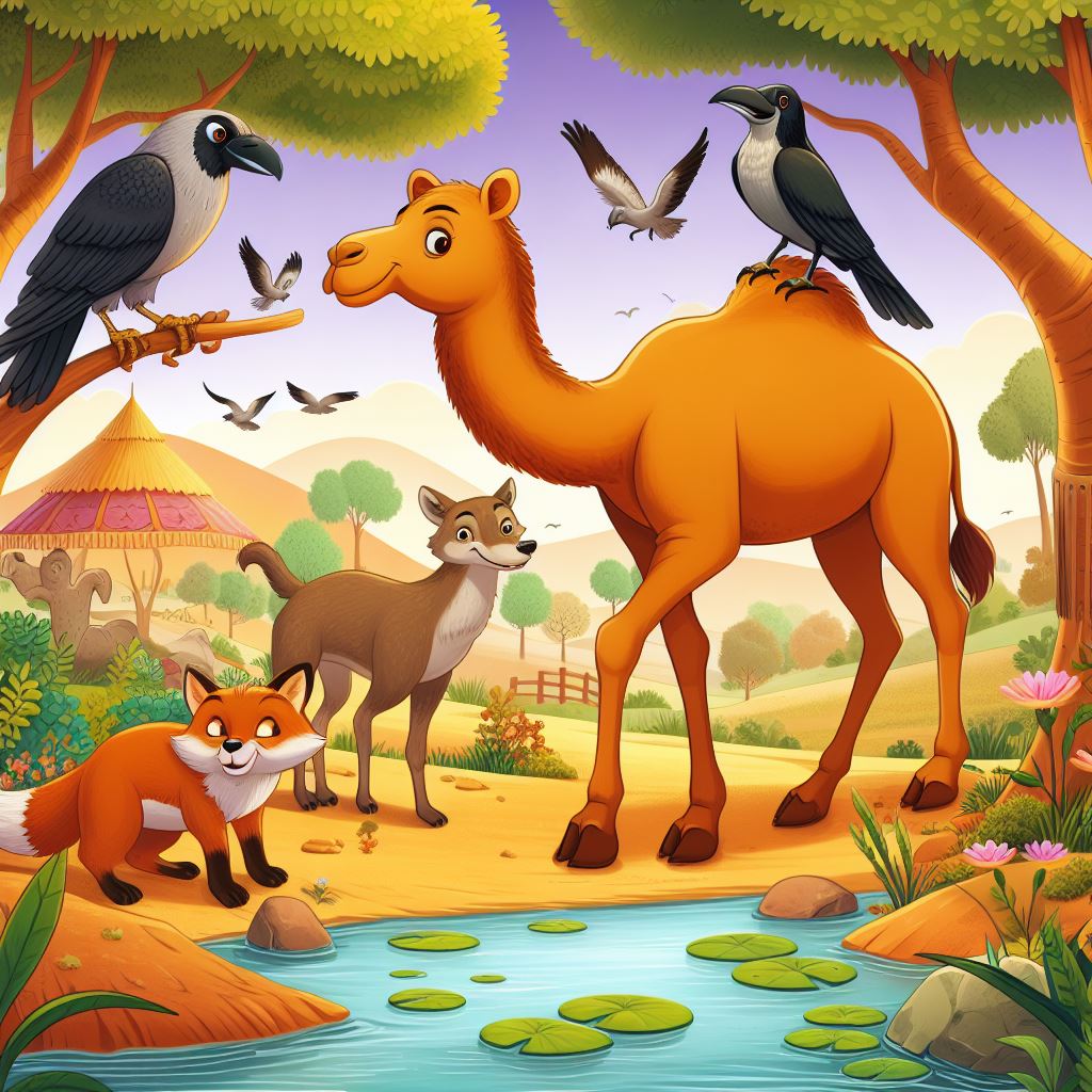 The Camel, The Jackal And The Crow