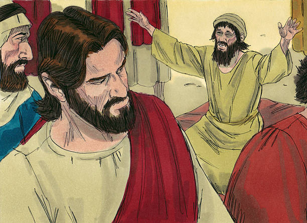 Jesus heals Bartimaeus at Jericho