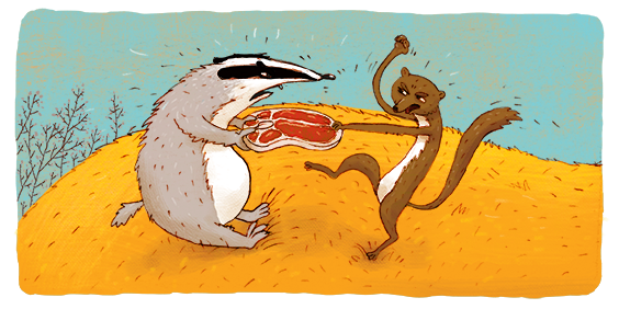 दोघांच भांडण तिसऱ्याचा लाभ.