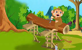 सुतार आणि  माकड