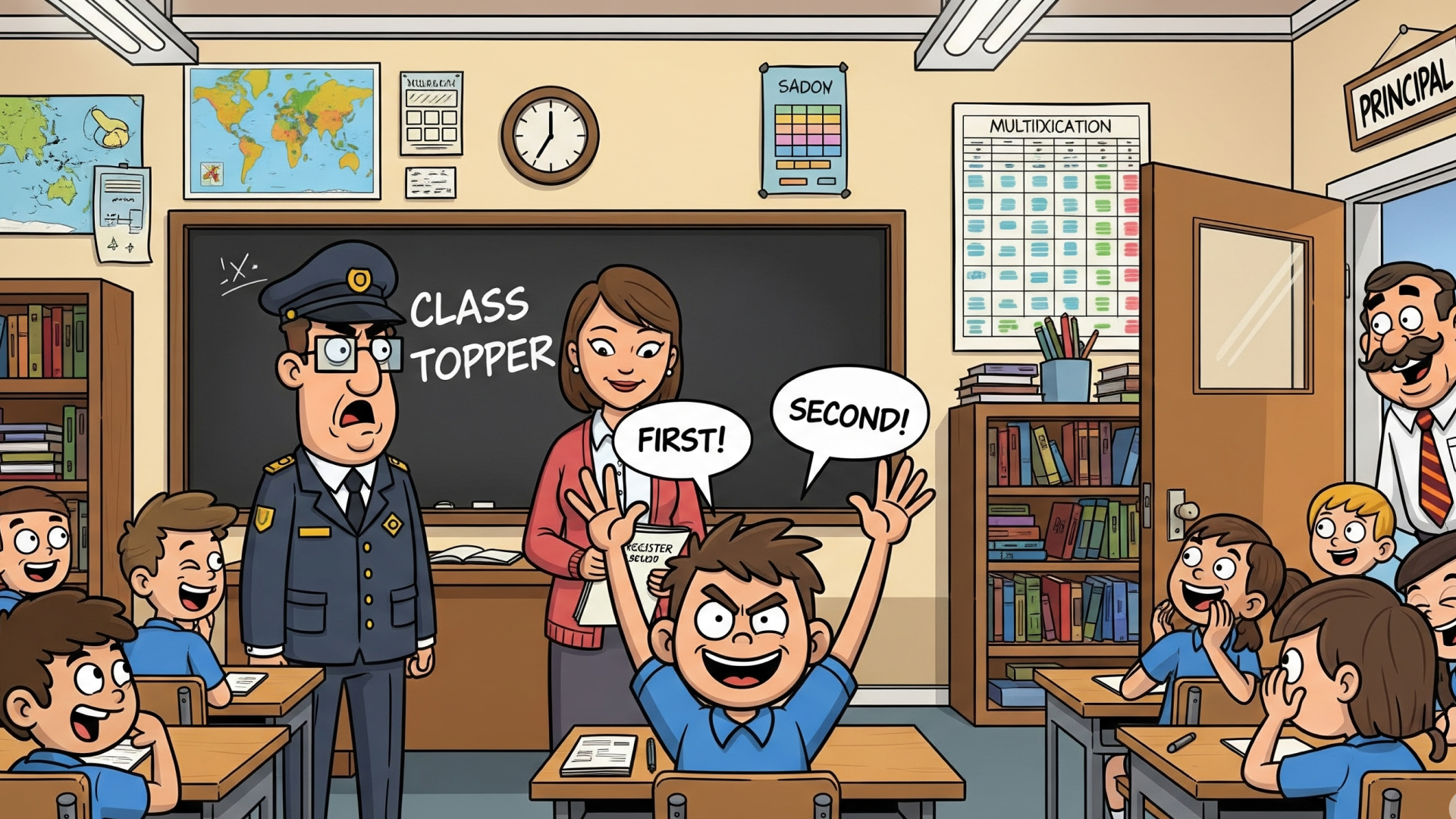 സ്കൂൾ പരിശോധന - ഡബിൾ റോൾ