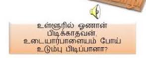 உள்ளூரில் ஓணான் பிடிக்காதவன், உடையார்பாளையம் போய் உடும்பு பிடிப்பானா?