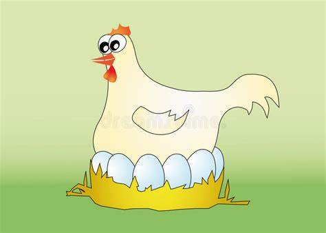 The Hen with The Silver Eggs
