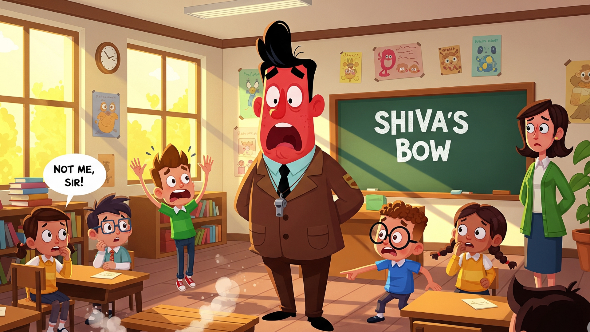 സ്കൂൾ പരിശോധന - ശിവന്റെ വില്ല്