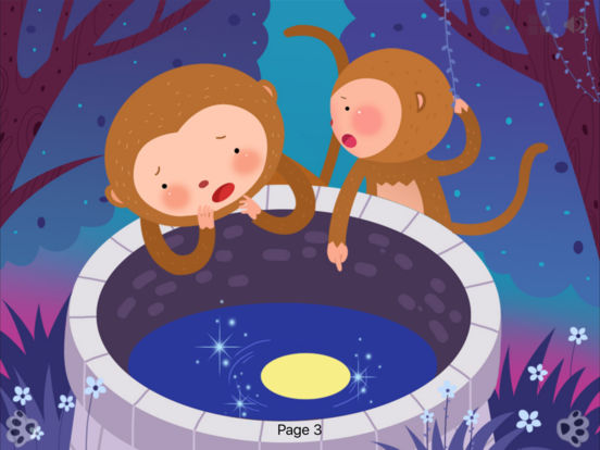 Monkeys rescue the moon