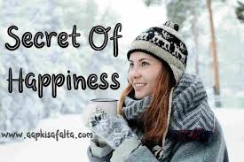 સુખનું રહસ્ય: