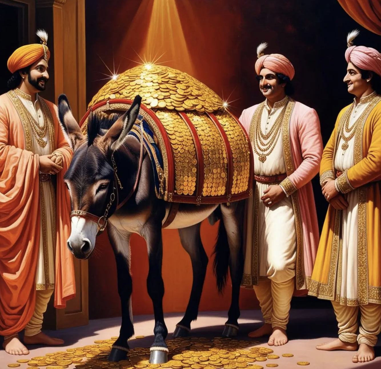 The Donkey and the Gold