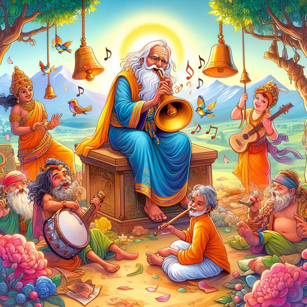 புத்திசாலி புலவரும் நெல்மணிகளும்