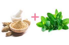 Do Body Polishing at Home with Rice Powder and Mint Leaves