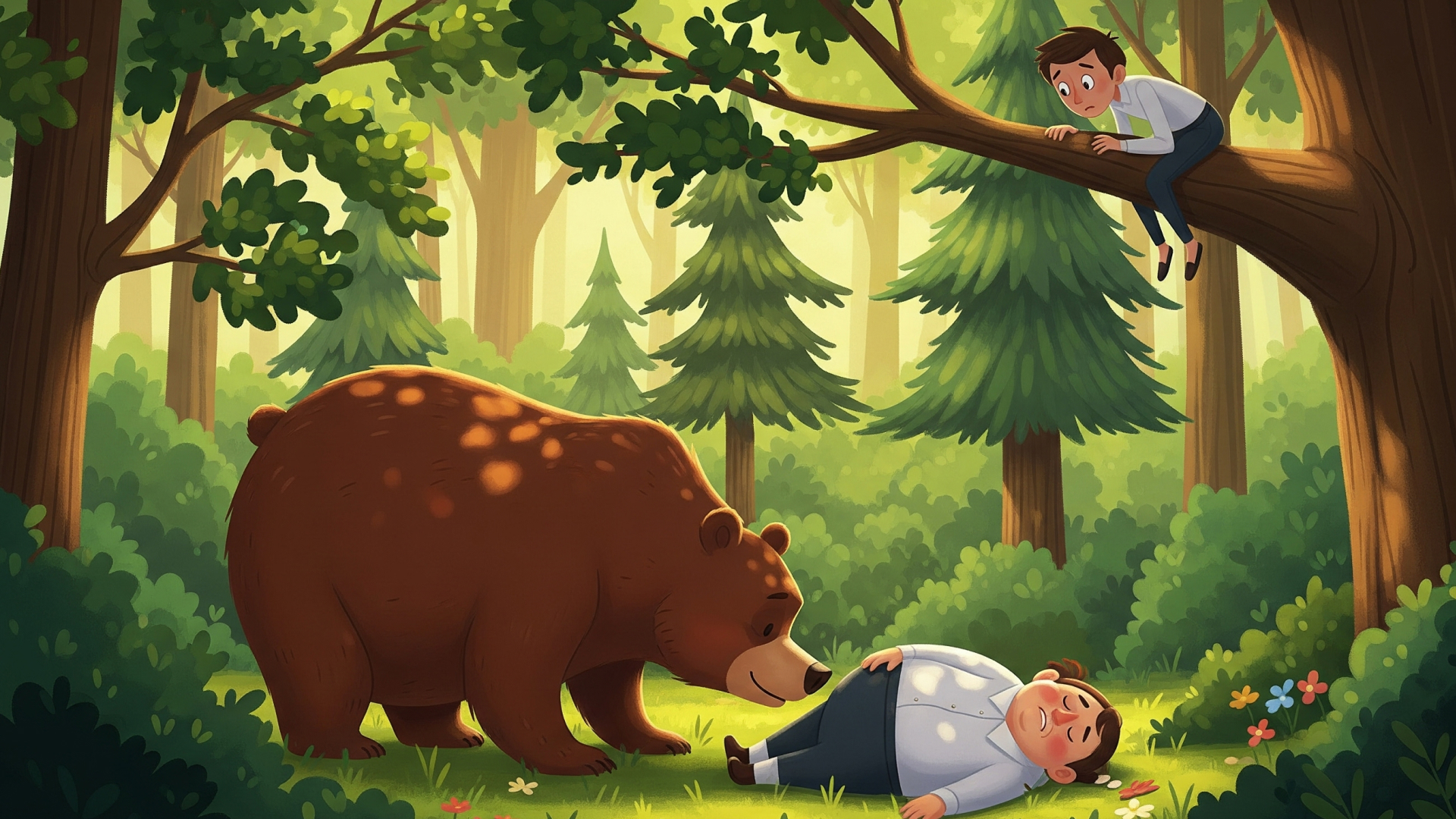 ഗോലു-മോളുവും കരടിയും