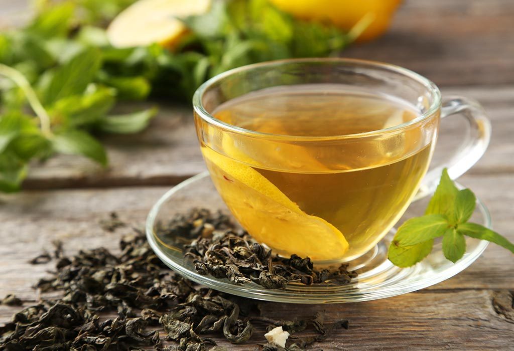 Sip on green tea
