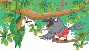 कावळयाची शिक्षा आणि चिमणीचे बक्षीस