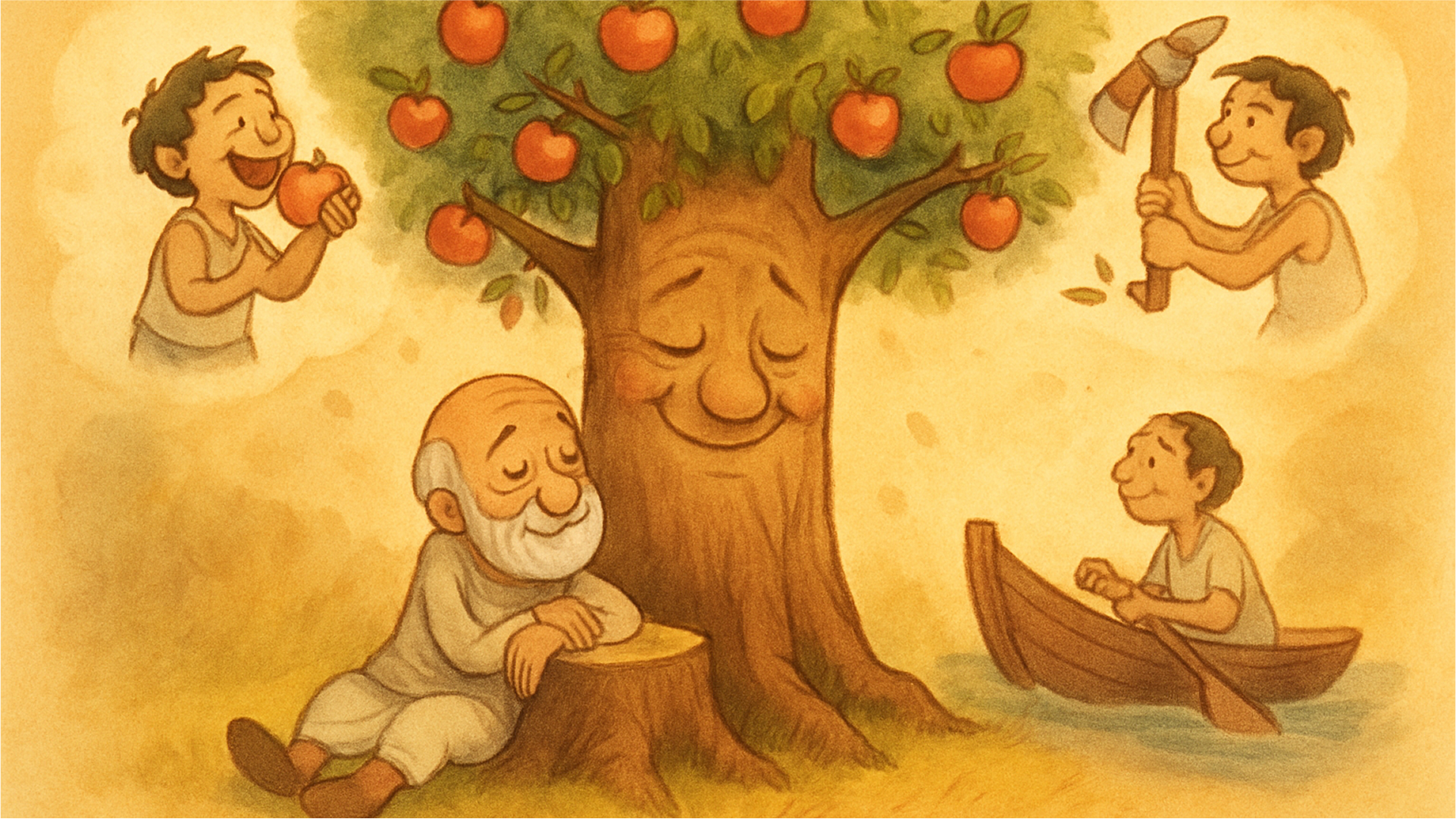 యాపిల్ చెట్టూ.. సుబ్బూ మంచి ఫ్రెండ్స్ అట..!