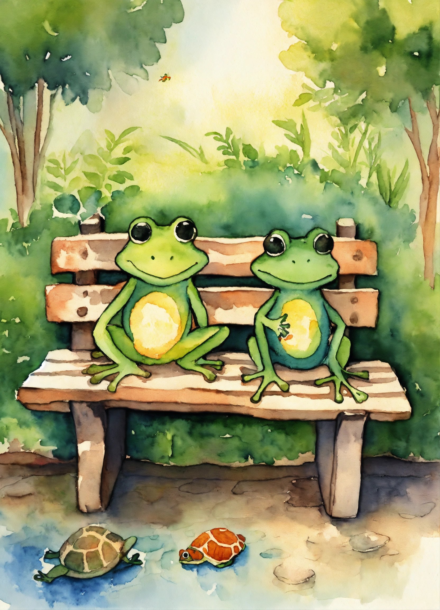 Two Frogs