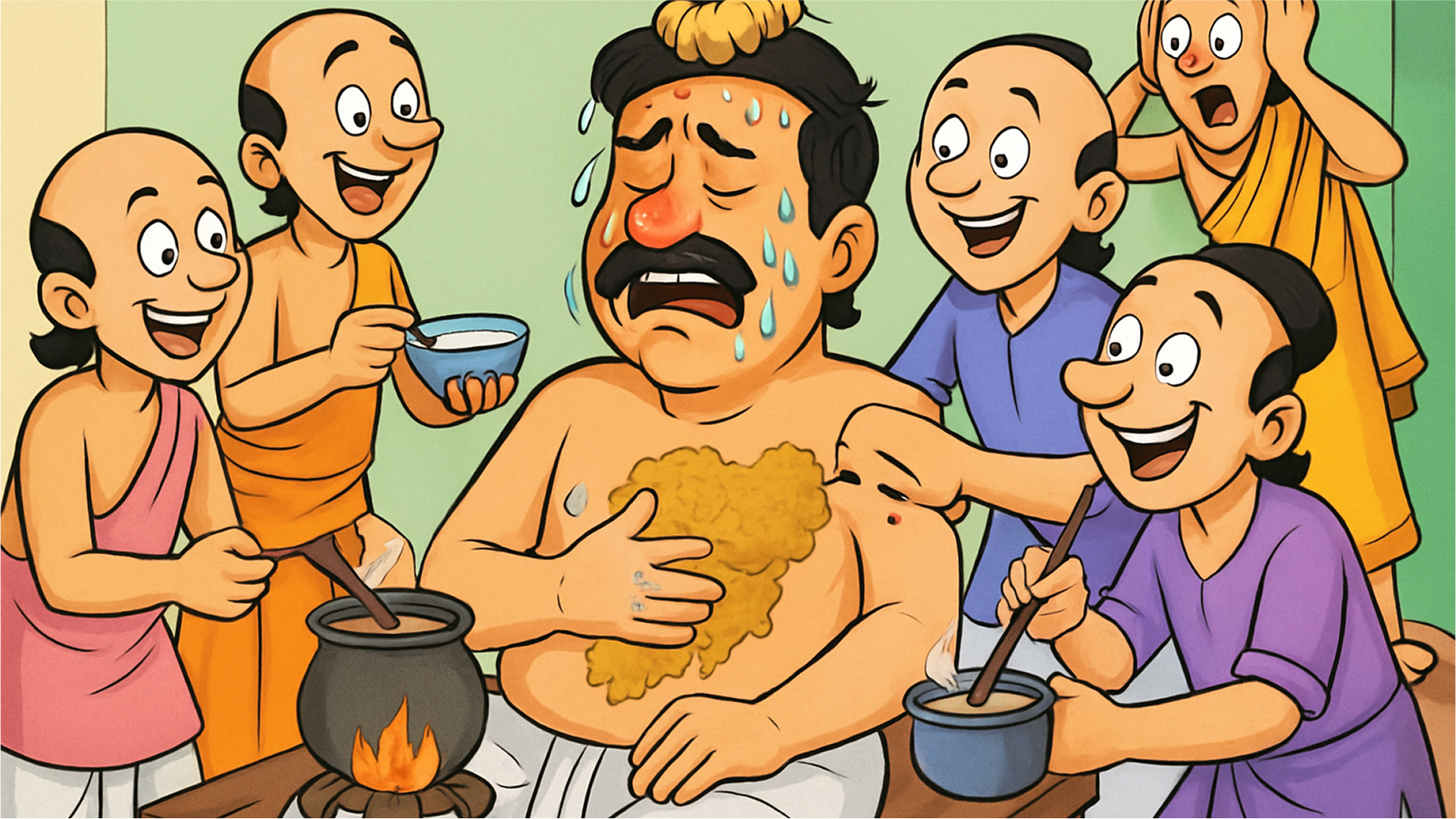 పరమానందయ్య శిష్యులు చేసిన శొంఠి వైద్యం