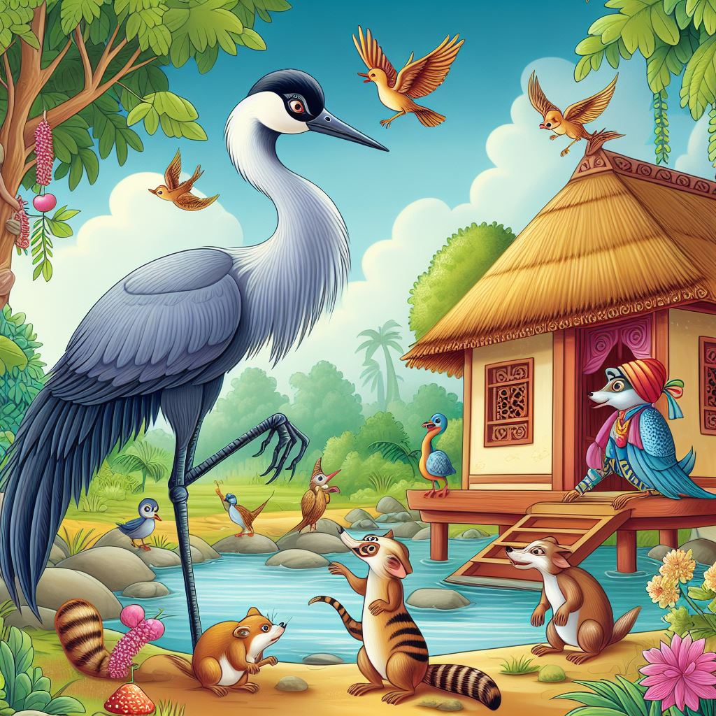 The Foolish Crane and The Mongoose