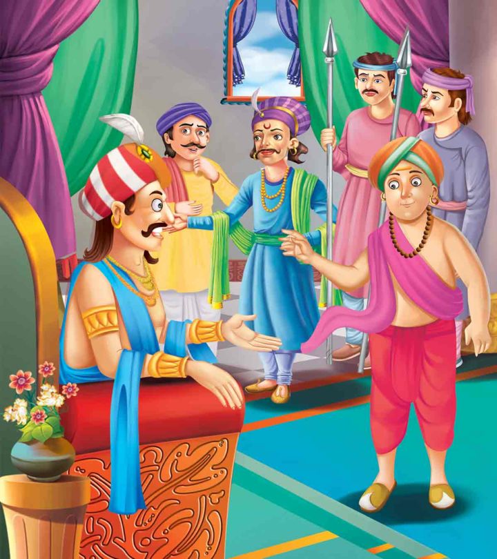 Tenali's Entry in Royal Courtroom
