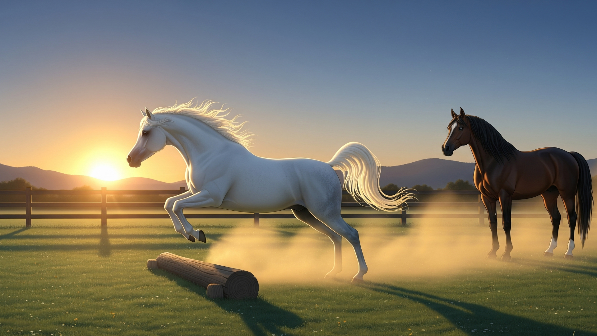 ബാദലും രാജയും - രണ്ട് കുതിരകളുടെ കഥ